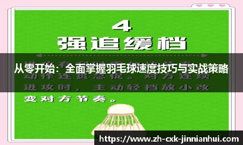 从零开始：全面掌握羽毛球速度技巧与实战策略